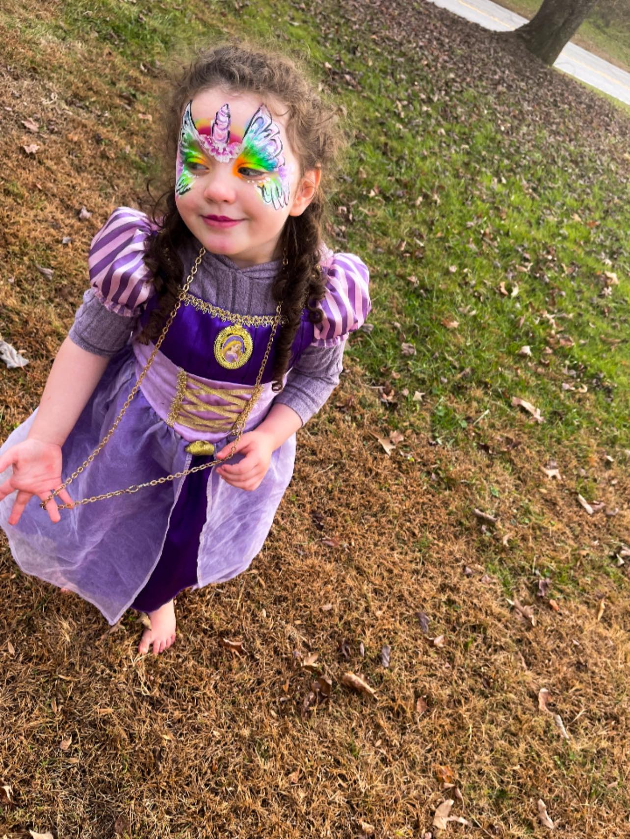 Rainbow Unicorn Face Paint